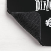 Ich bin mit Dinosaurier Halloween-Kostüm Lustige P Mousepad (Ecke)