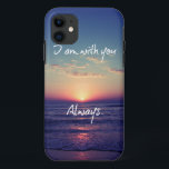 Ich bin mit dir immer Bibelverse Case-Mate iPhone Hülle<br><div class="desc">Ich bin mit dir immer Bible Verse Merchandise. Schöne Bibel Verscase mit Sonnenuntergang über dem Meereshintergrund mit Blau- und Orangetönen. Alle Bibelartikel in unserem Shop Christliche Zitate: Link unten:</div>