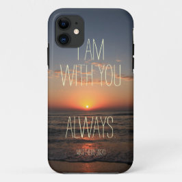 Ich bin mit dir immer Bibelverse Case-Mate iPhone Hülle