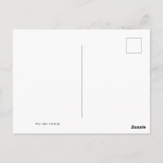 Ich bin mit dir immer Bibelverse Christlich Postkarte (Rückseite)