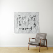 Ich bin mit dir immer Bibelverse Christlich Wandteppich (Beispiel (Horizontal))