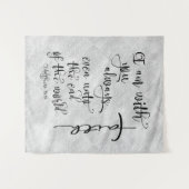 Ich bin mit dir immer Bibelverse Christlich Wandteppich (Vorderseite (Horizontal))