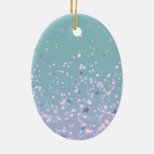 Ich bin mit dir immer Bibelverse Keramik Ornament (Hinten)