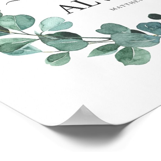 Ich bin mit dir immer Christlich sehr rustikal Poster (Ecke)