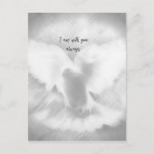 Ich bin mit dir immer Vers mit Dove Postkarte (Vorderseite)