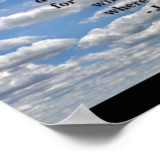 ICH BIN MIT DIR POSTER (Ecke)