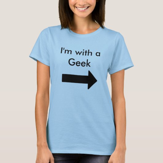 Ich bin mit einem Aussenseiter T-Shirt (Vorderseite)