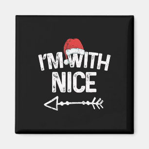 Ich bin mit einem hübschen, sich passenden Weihnac Magnet