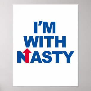 Ich bin mit ekligem Hillary -- Poster