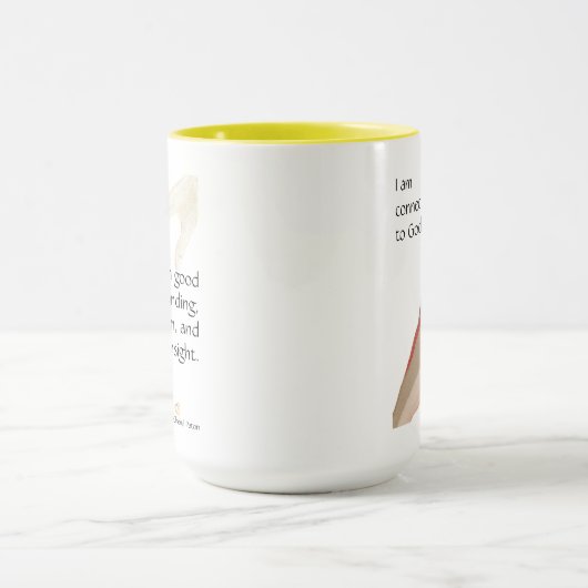 Ich bin mit Gott verbunden; ich bekomme gute.. Tas Tasse (Zentrum)