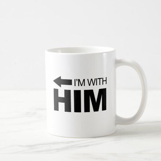 Ich bin mit ihm (links) kaffeetasse (Rechts)