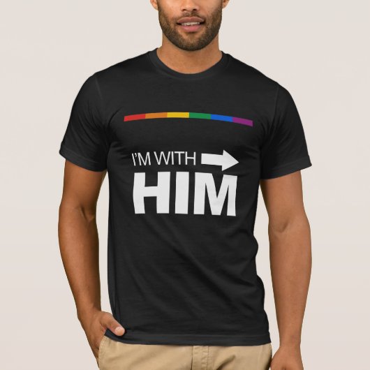 Ich bin mit ihm (recht) - .png T-Shirt (Vorderseite)