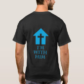 Ich bin mit IHM T-Shirt (Rückseite)