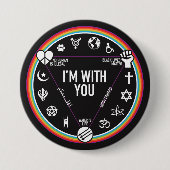 Ich bin mit Ihnen Aktivistengang. Erträge zum Button (Vorderseite)