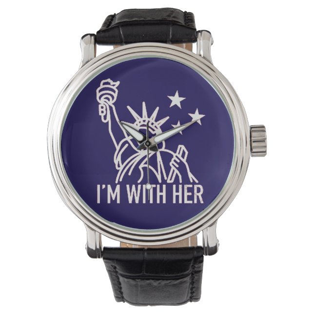 Ich bin mit ihr armbanduhr (Vorderseite)
