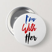 Ich bin mit ihr button (Vorne & Hinten)