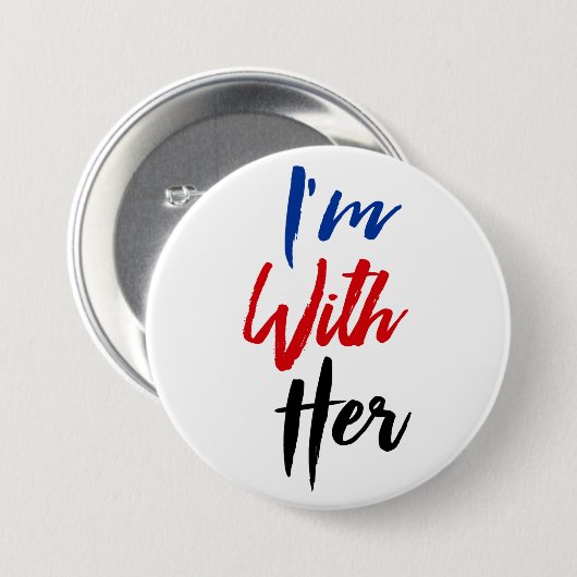 Ich bin mit ihr button (Vorne & Hinten)