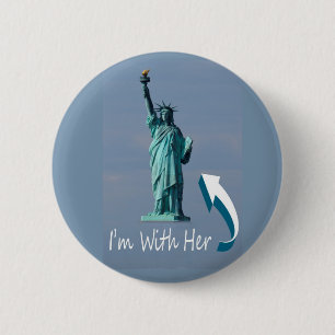 Ich bin mit ihr! button