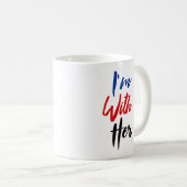 Ich bin mit ihr kaffeetasse (VorderseiteRechts)