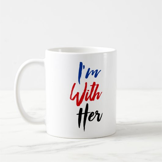 Ich bin mit ihr kaffeetasse (Links)