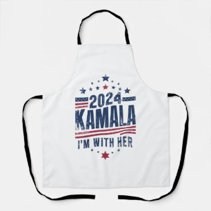 Ich bin mit ihr Kamala Wähle 2024 Kamala-Harris Schürze