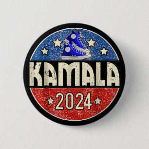 Ich bin mit ihr Kamala Wähle 2024 Präsidentin Kama Button