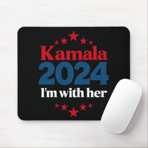 Ich bin mit ihr Kamala Wähle 2024 Präsidentin Kama Mousepad