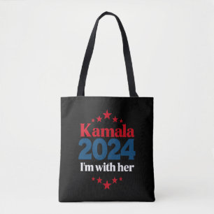 Ich bin mit ihr Kamala Wähle Kamala zur Präsidenti Tasche
