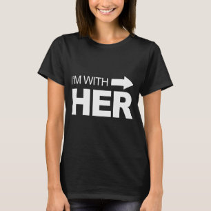 Ich bin mit ihr (rechts) -.png T-Shirt