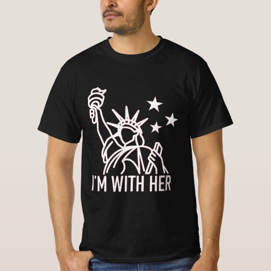 Ich bin mit ihr T-Shirt (Vorderseite)
