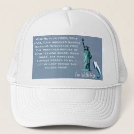 Ich bin mit ihr! truckerkappe
