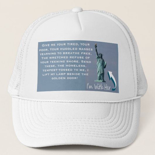 Ich bin mit ihr! truckerkappe (Vorderseite)