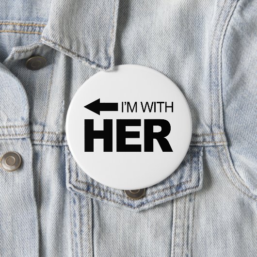 Ich bin mit ihr (verlassen) button (Beispiel)