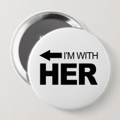 Ich bin mit ihr (verlassen) button (Vorne & Hinten)