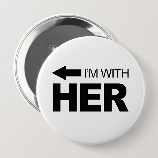 Ich bin mit ihr (verlassen) button (Vorne & Hinten)