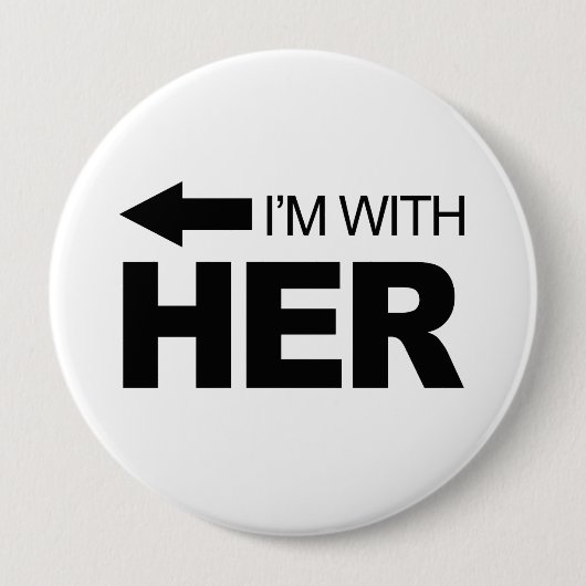 Ich bin mit ihr (verlassen) button (Vorderseite)