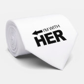 Ich bin mit ihr (verlassen) krawatte (Gerollt)