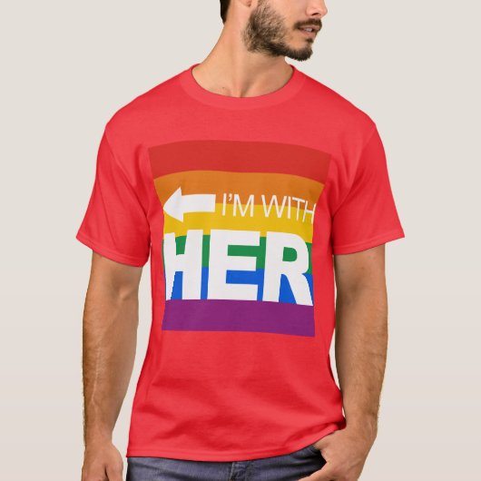 Ich bin mit ihr (verlassen) - .png T-Shirt (Vorderseite)
