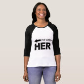 Ich bin mit ihr (verlassen) T-Shirt (Vorne ganz)