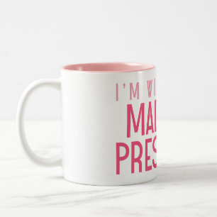 ICH BIN MIT IHR... ZWEIFARBIGE TASSE