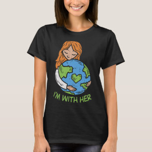 Ich bin mit ihrem Earth Day Shirt Pro Gerettet Umg