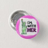 Ich bin mit ihrem Knopf Button (Vorne & Hinten)