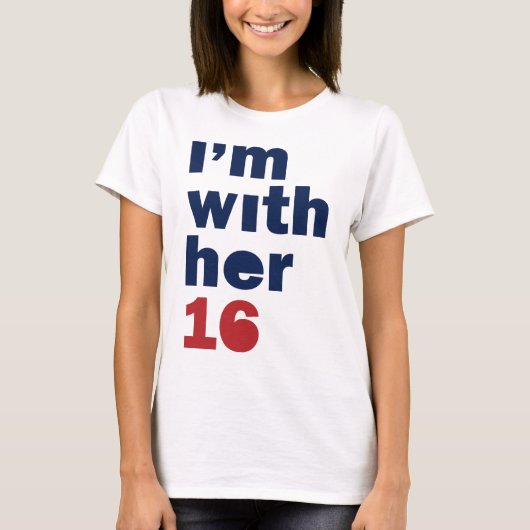 Ich bin mit ihrem Tank Top - Hillary Womens Tank T (Vorderseite)