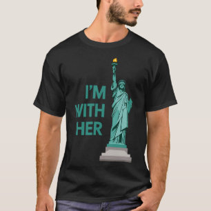 Ich bin mit ihrer Freiheitsstatue T-Shirt