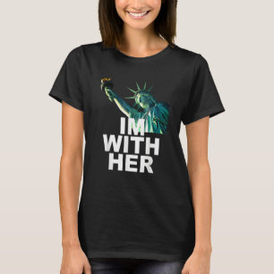 Ich bin mit ihrer Freiheitsstatue T-Shirt