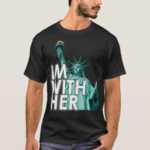 Ich bin mit ihrer Freiheitsstatue T-Shirt