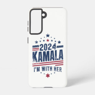 Ich bin mit ihrer Kamala-Abstimmung für 2024 Kamal Samsung Galaxy Hülle