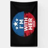 Ich bin mit ihrer Kamala-Abstimmung für den Präsid Banner (Vertikal)