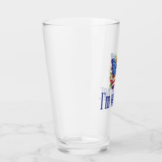 Ich bin mit ihrer Kamala Harris für Präsident Butt Glas (Rechts)