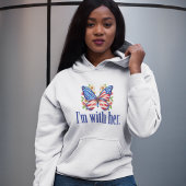 Ich bin mit ihrer Kamala Harris für Präsident Butt Hoodie